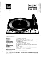 Dual 1209-Service-Manual 